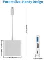 HDMI Adapter USB C to HDMI Adapter USB 3.1/3.0 Charging Port Converter Compatible with Type C Devices. 