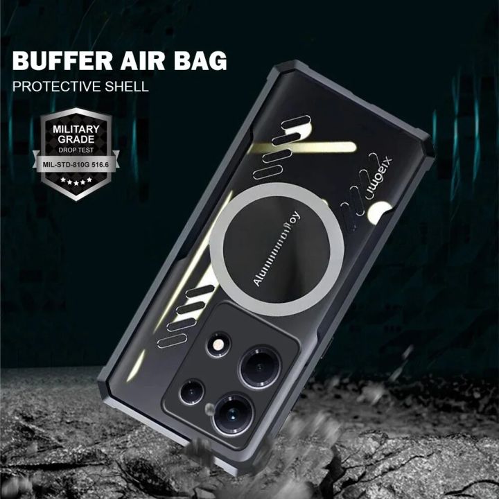 Gamer Phone Case for Infinix Note 30 30 PRO 30 VIP 30i S5 Aluminum Alloy Graphene Cooling Cover