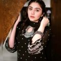 HS Fashion - 3 Piece Embroidered Traditional Unstitched Suit For Women / Unstitched Fabric For Women / Dress For Girls / Fancy Suit For Women & Girls / Chiffon Suit & Dupatta - Ladies Chiffon Crinkle Embroidered Black Shalwar Kameez HS-197 (Unstitched). 