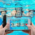Underwater Waterproof Mobile Case PVC Transparent Touch Screen Pouch for Smartphones, Rainproof, Dustproof, 6-inch Size, Travel and Outdoor Protection. 