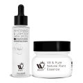 (Pack of 2) WBM Whitening Skin Care Set | Dark Spot Serum & Whitening Face Cream | Brightening & Restore Formula. 