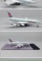 Qatar Airways A380 Metal 20 cm Aircraft model scal 1:400  with wheels and stand Airline Model for office diecost aircraft model  decoration. 