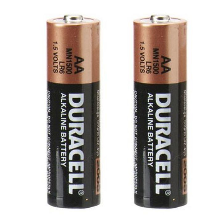 AA Alkaline battery Duracell, Pencil cell 1.5V pack of 2