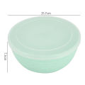 Travel-friendly Salad Bowl Multipurpose Food Grade Plastic Salad Bowl with Lid Dishwasher Safe Reusable Thickened Cereal Bowl for Soups Oatmeal Ramen Ideal Kitchen Supplies for Southeast for Home. 