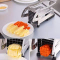 Unique Gadgets - Stainless Steel Potato French Fries Cutter Maker Machine for Kitchen Potato Chips Slicer - chips cutter machine - fries cutter machine - potato chips machine - finger chips machine - finger fries chips maker machine. 