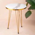 1 Pcs / Set of 3 Round Coffee Table HIGH Gloss Nesting End Tables - Round Wood Stacking Coffee Side Accent Tables with Metal Legs for Living Room, Home Office, Nightstands for Bedroom, Sturdy Easy Assembly - 3 Piece Nesting Table set for living Room. 