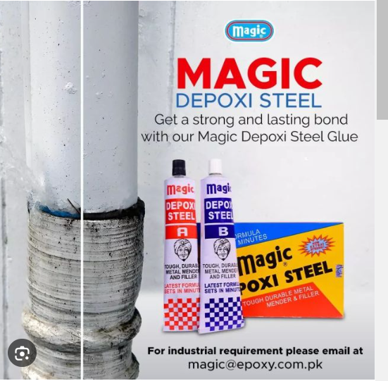 Magic%20Depoxi%20Steel%20&%20Magic%204%20Minute%20Clear%20Epoxy%20&%20Magic%20Epoxy%20Steel%20-%20Image%202