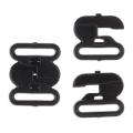 50 Sets Plastic Bra Strap Adjuster Slider Hook Lingerie Buckle Clips Clear. 