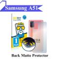 Samsung A51 Back Matte Protector Soft Skin Sheet Soft Film Protector For Galaxy A51. 