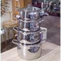 4 Pcs Stainless Steel Handi - Elegant Sonex original steel heavy weight. 