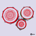 3 PCS DAFFLI SET l WEDDING MEHNDI MAYUN DHOLKI CELEBRATIONS l MUSICAL INSTRUMENT. 