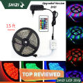 Shizi Rgb Led Strip Light Waterproof Remote Control Color Changing 3528 - Complete Kit. 