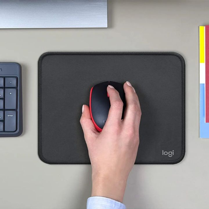 Logitech%20Mouse%20Pad%20Medium%20Size%20for%20wireless%20and%20wired%20mouse%20soft%20ultra-premium%20quality%20Gaming-Office-Home%207%20x%208%20inch%20size%20-%20Image%203