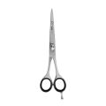 Glamorous Face Hair Cutting Scissor Professional Silver , Hair Shears 6.5 inch Hairdressing Hair Scissor,  Mustache Hair Dressing Scissors Stainless steel barber beard scissors Beard Grooming Beauty High Quality Facial Hair Cutting Scissor. 