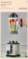 Bardefu Durable German Powerful Blender 3in1 9500w Power Full Motor 25L Large Capacity Unbreakable Jug 1000ml+700ml Chopper Multifunctional Blender for Smoothie Milkshake Ice Maker Crusher Electric Grain Grinder 15 Rotating Speeds Vintage Juicer |SILVER|. 
