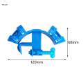 Fish Tank Hose Clamp Mounting Clip Fixing Clip Adjustable Water Pipe Clamp Blue. 