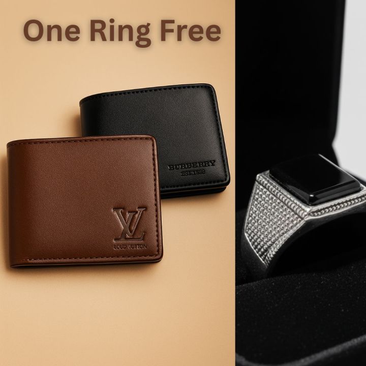 Premium Leather Wallets for Men | Buy One Wallet and Get One Ring Free ...