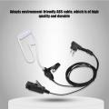 Talkie Earphone 2 Pin Acoustic Tube with PTT Mic for Motorola FD-150A FD-450A FD-160A FD-460A XTN446 XTN500 XTN600 XTN. 