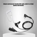Talkie Earphone 2 Pin Acoustic Tube with PTT Mic for Motorola FD-150A FD-450A FD-160A FD-460A XTN446 XTN500 XTN600 XTN. 