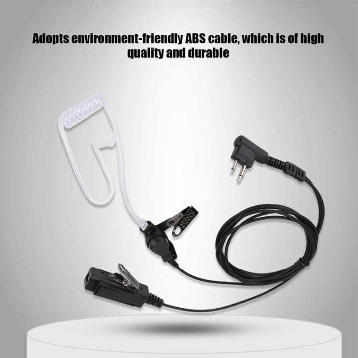 Talkie Earphone 2 Pin Acoustic Tube with PTT Mic for Motorola FD-150A FD-450A FD-160A FD-460A XTN446 XTN500 XTN600 XTN