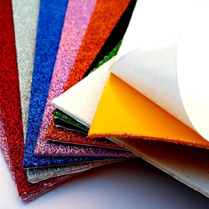 Glitter Formic Sheet - Multicolour (5 Pcs)