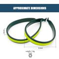 ICQURBT 2Pair Bike Trouser Clips Lightweight Bike Trouser Clips with Reflective Bands for Night Rides. 