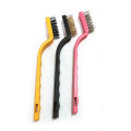 Best Set of 3 pc wire brush Stainless Steel, Brass, Nylon, Mini Wire Brush Set Rust Remove Cleaner | Cleaning Tool Kit for Car , Kitchen , Gas Stove Rust Remover. 