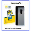 2Pcs Samsung A6 Back Matte Protector For Samsung A6. 