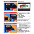 【wenfangdianpu】（NEW） BT168 Digital Battery Capacity Smart Power Indicator Measure for 1.5V AA AAA Cell C D Batteries. 