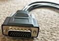 Matrox Quad RS232 VGA ADAPTOR TO 4-WAY VGA MALE OUTPUT Splitter Cable. 