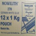 Mowilith 270 German White Glue 1kg pouch for Wood, Wallpaper, White Cement superior quality. 