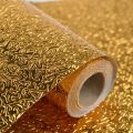 Brand New and High Quality Material: Golden Foil PVC Material (Think Structure ) Width: 60 cm Length: 200 cm. 
