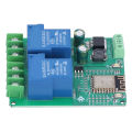 BoBa 2 Channel Relay Module WIFI 30A ESP8266 Development Board Switch DC 7‑28V / 5V ESP‑12F. 