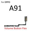 Mute Switch Power Key For OPPO A83 A91 A92 A92s A93 A93s 4G 5G Volume Button Control Flex Cable Repair Parts. 