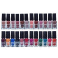 Pack Of 12 Peel off Nail Polish (Available In 2 Variants). 