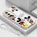 Vivo Y200 Y19s Disney Character Mickey Mouse Case for Girls Boys Kids Protective Case Square Edge Casing. 