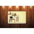 Student Workstation Desk Computer Books War Laptop Skin Sticker Cover Art Decal Protector. 