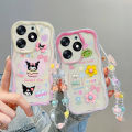 For Tecno Spark 10 Pro Spark 10C Spark 10 4G KI5q KI7 Cover,with Flower Bracelet 3D Cute Cartoon Pattern Shockproof Silicone Phone Case. 
