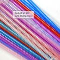10pcs New Colorful Drinking Straws Reusable PP Plastic Glitter Straw 23cm Length 230mm PP Plastic Straw. 