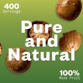 Organic Monk Fruit Sweetener, 125g (4.41oz) 400 Servings, No Fillers Pure USDA Organic Monk Fruit Extract Powder with No Aftertaste, Zero Calorie & Zero Carbs, Keto & Paleo Friendly, by Purisure. 