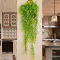 Artificial Plant Home Garden Wedding Decor Garden Wall Party Decoration Hanging Ivy Leaves Artificial Silk Flower Vine Artificial Green Plants. 