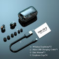 Topewon F9 Wireless Earphone IPX7 Waterproof Earbuds LED Display Built In HD Mic Headphone with 2000mAh Power. 