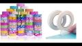 DIY Crafts Washi Tape Set of 12 Rolls with free double sided tissue tape.. 