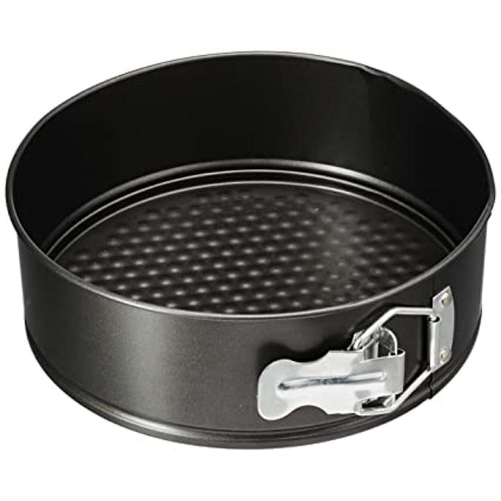 Non stick Cake Pan Springform Pan Non-stick Bakeware Cheesecake Pan with Removable Bottom Leakproof Round Cake Pan for Baker & Baking Cake Pan Round Baking Pan Cakepan Cake Baking Tool Round Shape Cake Non Stick Lockable