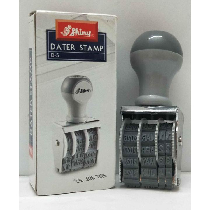 Dater Stamp D-5 3mm, Shiny, Best stamp for Dates