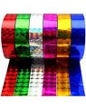 Pack of 12 Multi Color Decorative Tape Set (7 meter length) – Shining Tape Sparkling Colors. 