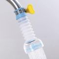 360° Rotating Faucet Booster Filter Folding Kitchen Faucet Nozzle Kitchen Tap Spray Head Booster Shower Kitchen Water Filter Tap Head Water-Saving Device for Kitchen, Bath and Shower Blue. 