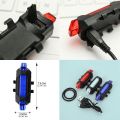 COD Ready Stock Bicycle Light USB Charging ilaw Sa Bike Tali light Blinker Bikes. 