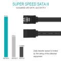 SATA Cable III, SATA Cable III Speed 6Gbps Straight HDD SDD Data Cable Compatible for SATA HDD, SSD, CD Driver, CD Writer (used branded). 