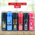 Body Spray Pack of 6 Big Bottle 200ml BigBoss Black | Dundill Blue | One2One Vip | Dundill Red | Darahim | Shahils Freshrite Brand Fragrance Fresh Scent Perfumed Body Spray For Men and Women Value Budget Gifting Birthday Anniversary Unisex Body Spray. 
